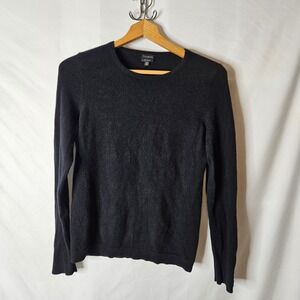 Talbots 100% Cashmere Black Sweater‎ sz M